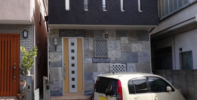 2015-05_練馬区_Ｈ様邸_モルタル造形＆外壁屋根塗装工事