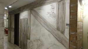 2017-03_立川_美容室_メル_エージング塗装_モルタル造形